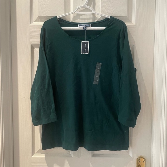 Karen Scott green quarter length - Picture 1 of 3